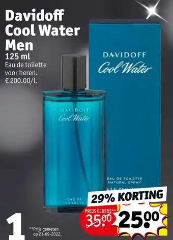Kruidvat Davidoff Cool Water Men 125ml aanbieding