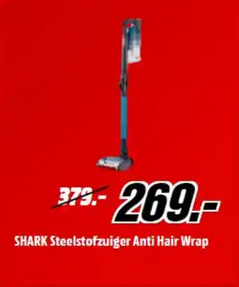 MediaMarkt Shark Steelstofzuiger anti hair wrap aanbieding