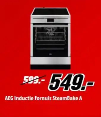 MediaMarkt Aeg inductie formuis steambake a aanbieding