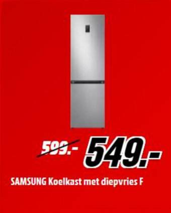 MediaMarkt Samsung koelkast met diepvries f aanbieding