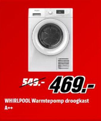 Whirlpool warmtepomp droogkast a++