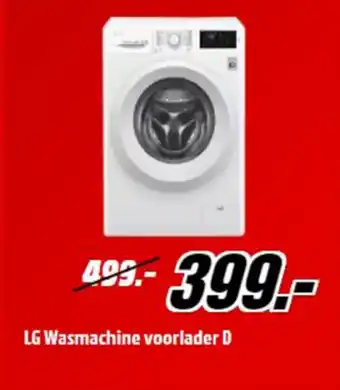 MediaMarkt Lg wasmachine voorldader d aanbieding