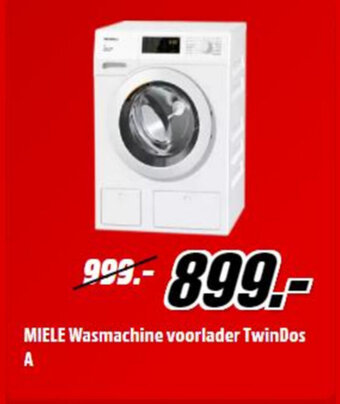 MediaMarkt Miele wasmachine voorlader twindos a aanbieding
