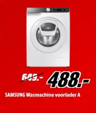 MediaMarkt Samsung wasmachine voorlader a aanbieding