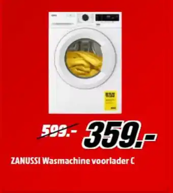 MediaMarkt Zanussi wasmachine voorlader c aanbieding