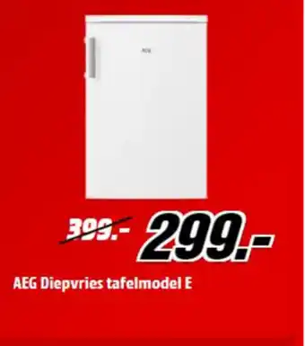 MediaMarkt Aeg diepvries tafelmodel e aanbieding