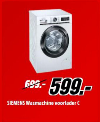 MediaMarkt Siemens wasmachine voorlader c aanbieding