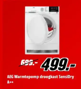MediaMarkt Aeg warmtepomp droogkast sensidry a++ aanbieding