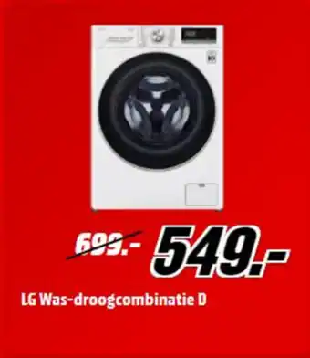 Lg was-droogcombinatie d