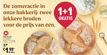 Delhaize Wit brood aanbieding