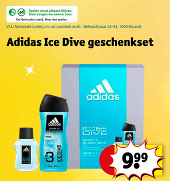 Kruidvat Adidas Ice Dive geschenkset aanbieding