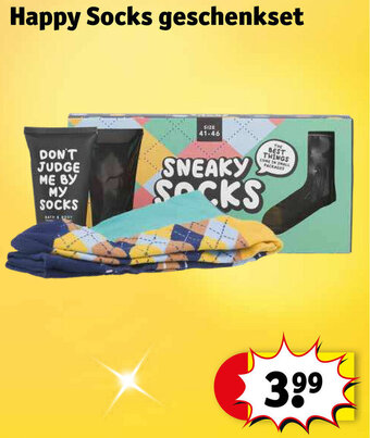 Kruidvat Happy Socks geschenkset aanbieding