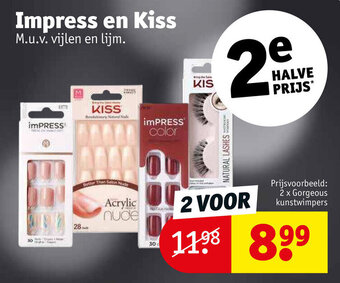 Kruidvat Impress en Kiss aanbieding