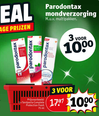 Kruidvat Parodontax mondverzorging aanbieding