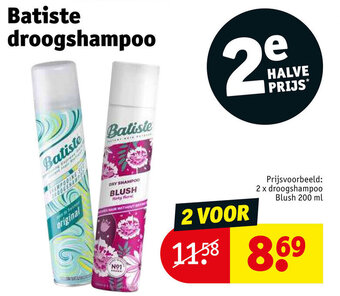 Kruidvat Batiste droogshampoo aanbieding