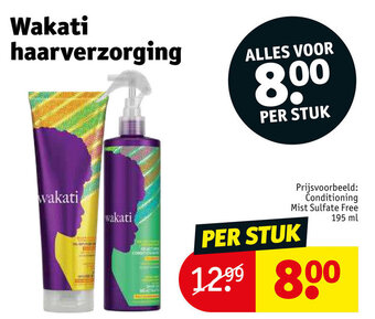 Kruidvat Wakati haarverzorging aanbieding