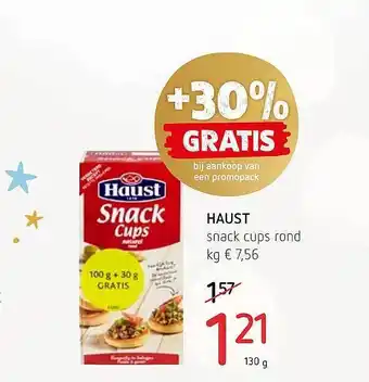 Haust snack cups rond