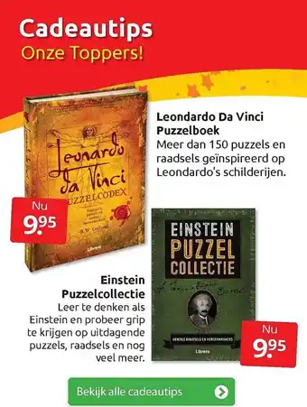 Leonardo da vinci puzzelboek, einstein puzzelcollectie