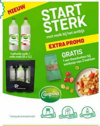 Campina halfvolle melk-volle melk