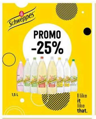 Prik en Tik Schweppes aanbieding