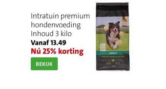 Intratuin Intratuin premium hondenvoeding aanbieding