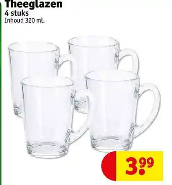 Kruidvat Theeglazen aanbieding
