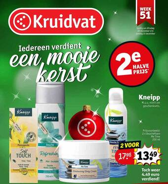 Kruidvat Kneipp aanbieding
