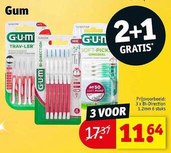 Kruidvat Gum aanbieding