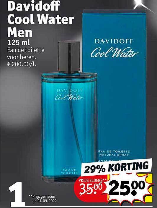 Davidoff cool water men eau de toilette voor heren promotie bij Kruidvat