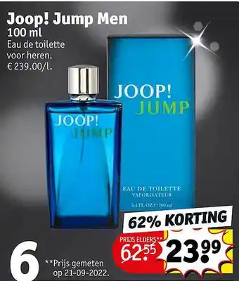 Kruidvat Joop! jump men eau de toilette voor heren aanbieding