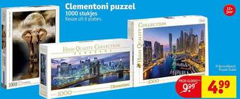 Kruidvat Clementoni puzzel aanbieding