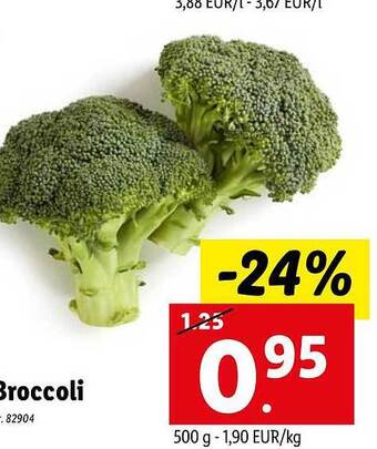 Lidl Broccoli aanbieding