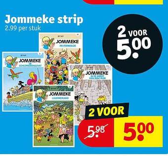Kruidvat Jommeke strip aanbieding