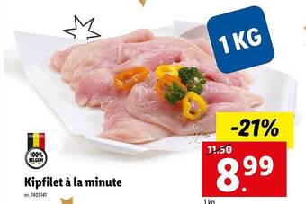 Lidl Kipfilet à la minute aanbieding