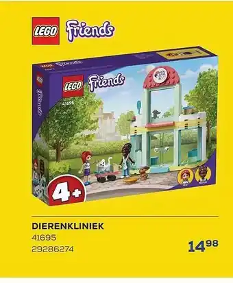 Supra Bazar Lego friends dierenkliniek aanbieding
