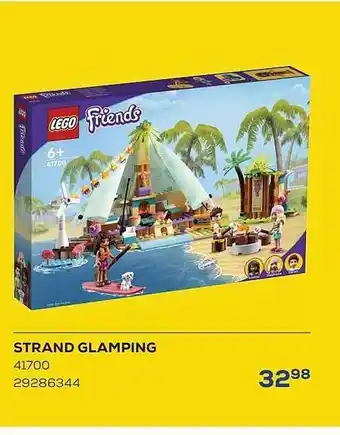 Supra Bazar Lego friends strand glamping aanbieding