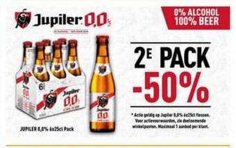 Prik en Tik Jupiler 0,0% aanbieding