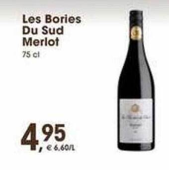 Prik en Tik Les bories du sud merlot aanbieding
