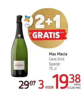 Spar Colruyt Mas macia cava brut aanbieding