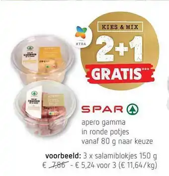 Apero gamma in ronde potjes