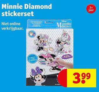 Kruidvat Minnie diamond stickerset aanbieding