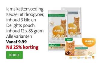 Iams kattenvoeding