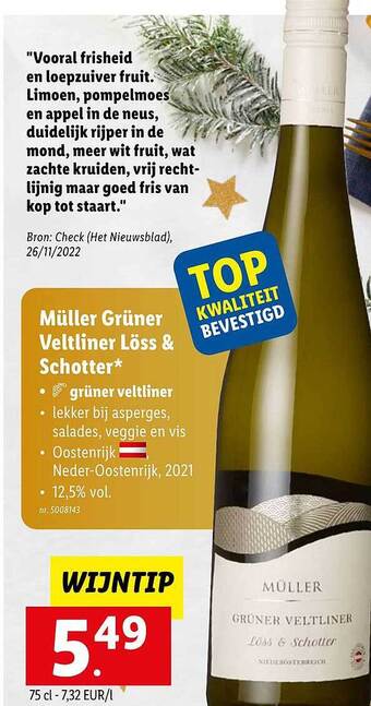 Müller grüner veltliner löss & schotter