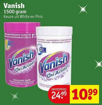 Kruidvat Vanish aanbieding
