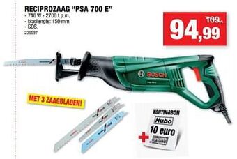 Hubo Bosch reciprozaag psa 700 e aanbieding
