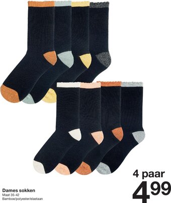 Zeeman Dames sokken aanbieding