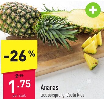 ALDI Ananas aanbieding