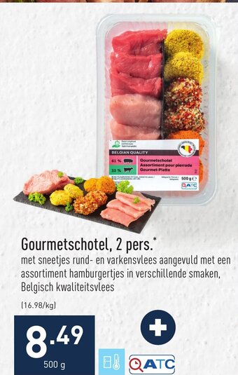 ALDI Gourmetschotel, 2 pers 500g aanbieding