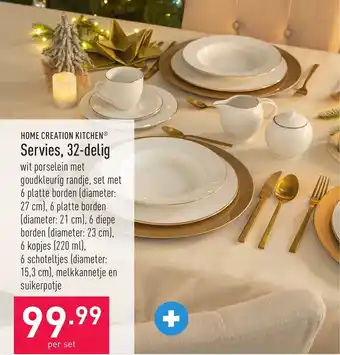 ALDI Home creation living servies, 32-delig aanbieding