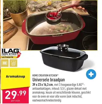 ALDI Home creation kitchen universele braadpan aanbieding